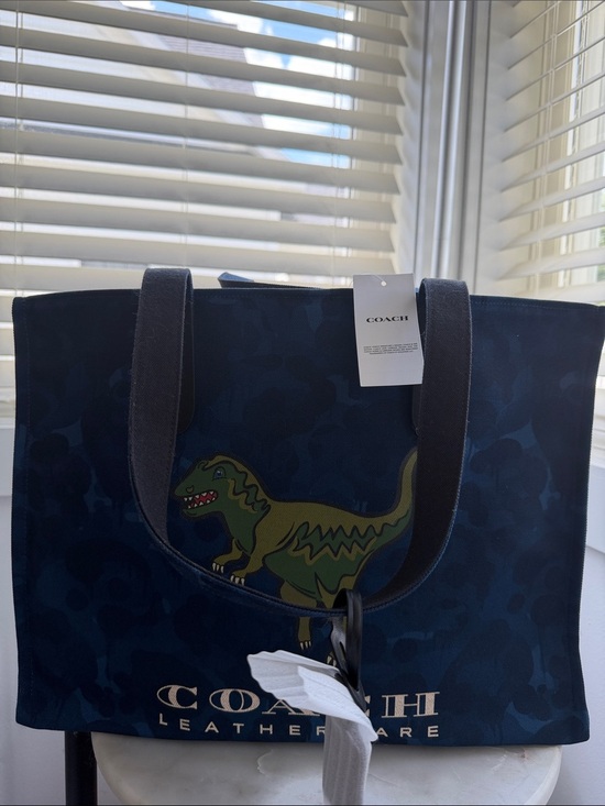 Coach Handbags - NWT Coach Tote With Camo Print and Rexy [sold out]